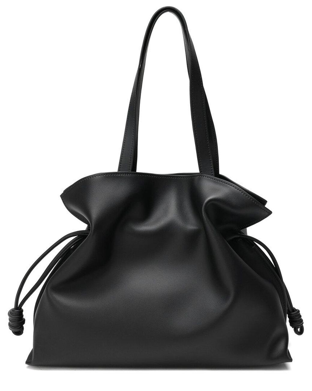 Tiffany & Fred Paris Black Soft Leather Hobo Bag