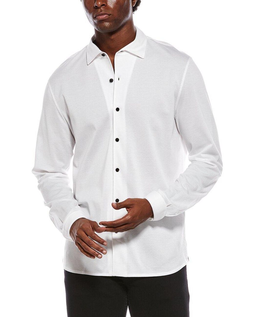 Isaia Gray Sport Shirt for men
