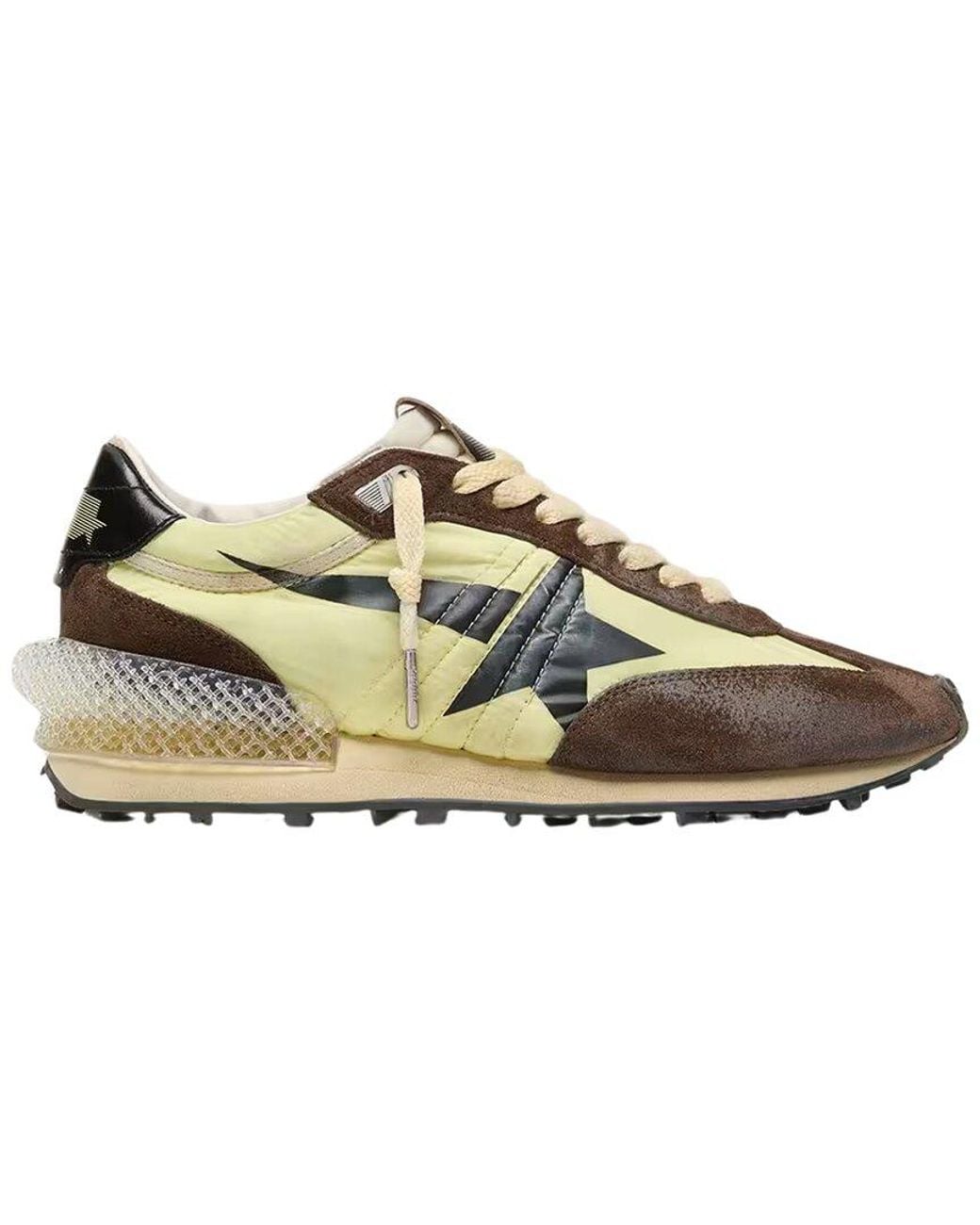 Golden Goose Deluxe Brand Metallic Marathon Leather Sneaker
