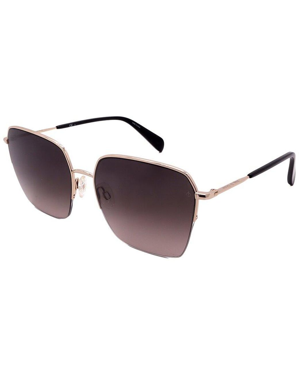 Rag & Bone Metallic Rnb1069/G/S 58Mm Sunglasses