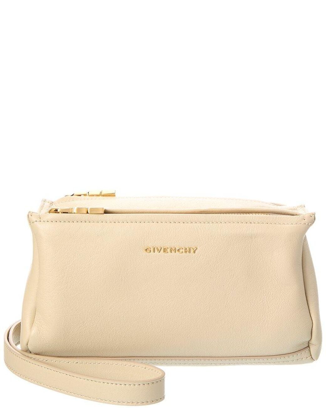 Givenchy Natural Pandora Mini Leather Shoulder Bag