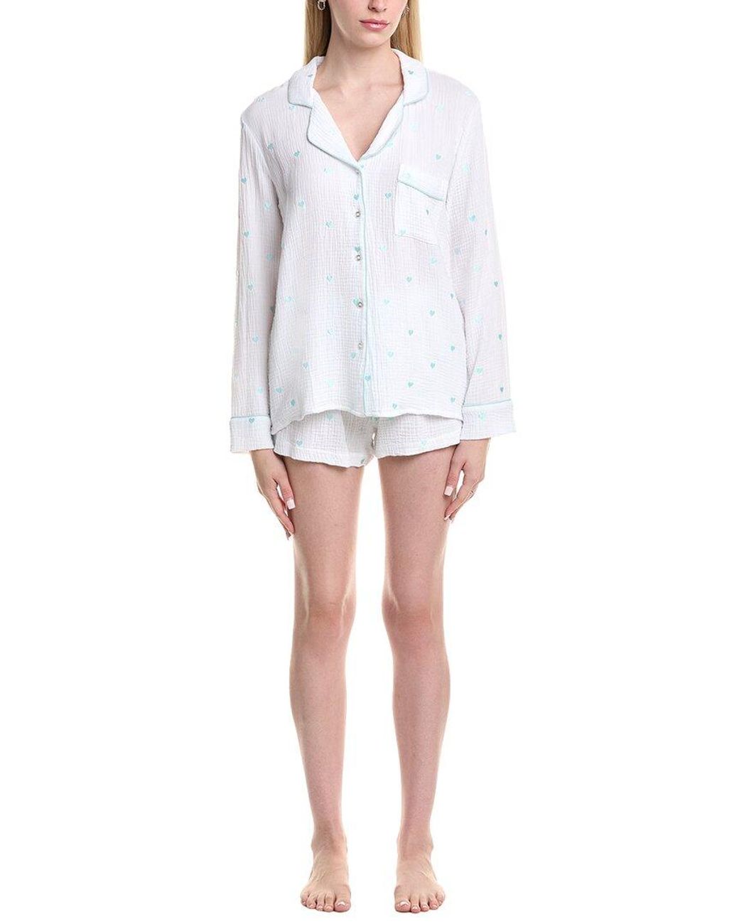 Splendid White 2Pc Lottie Love Short Set