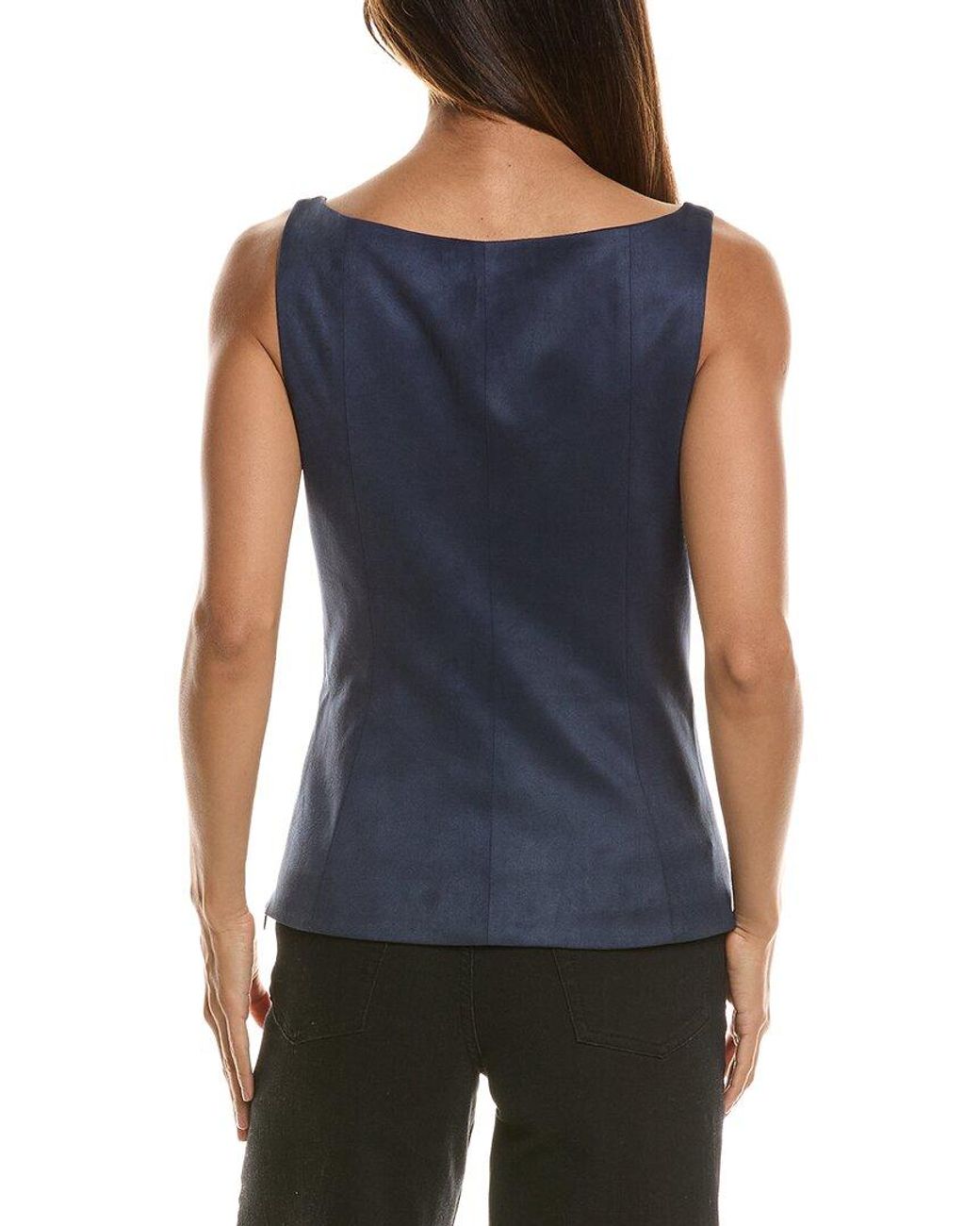 Toccin Blue Sculpted Tank