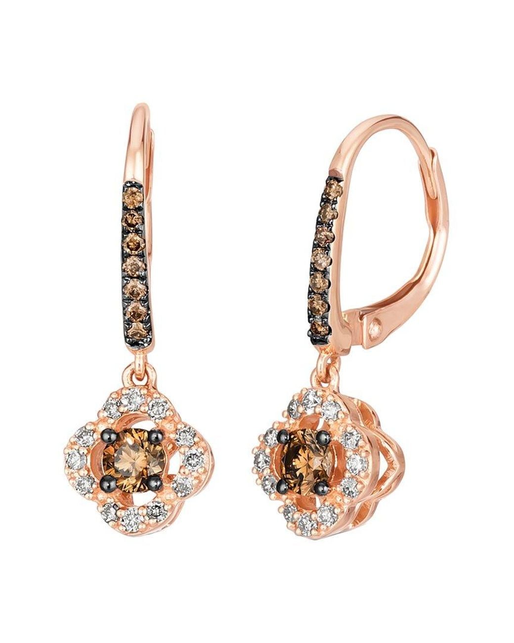 Le Vian Metallic Le Vian Euphoria Chocolate 14K 0.02 Ct. Tw. Diamond Earrings