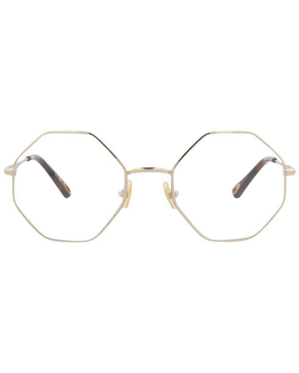 Chloé Metallic 50Mm Optical Frames