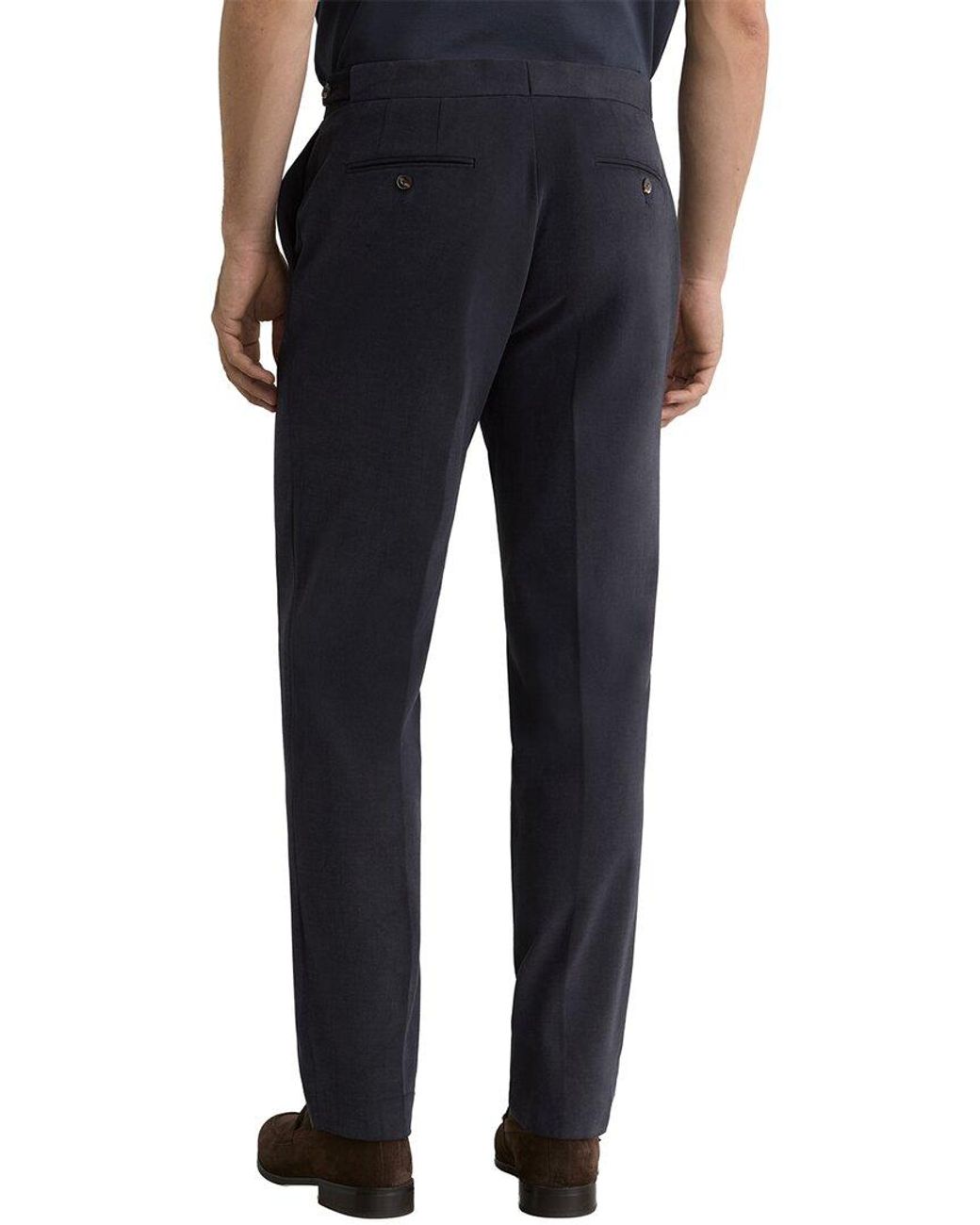 Reiss Black Regent Brushed Twill Trou Trouser for men