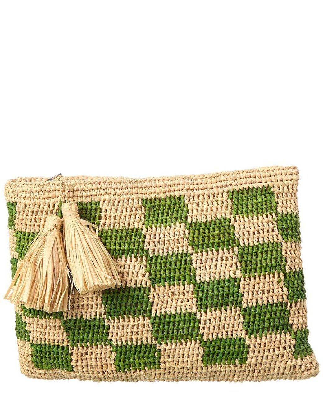 Mar Y Sol Green Reese Clutch