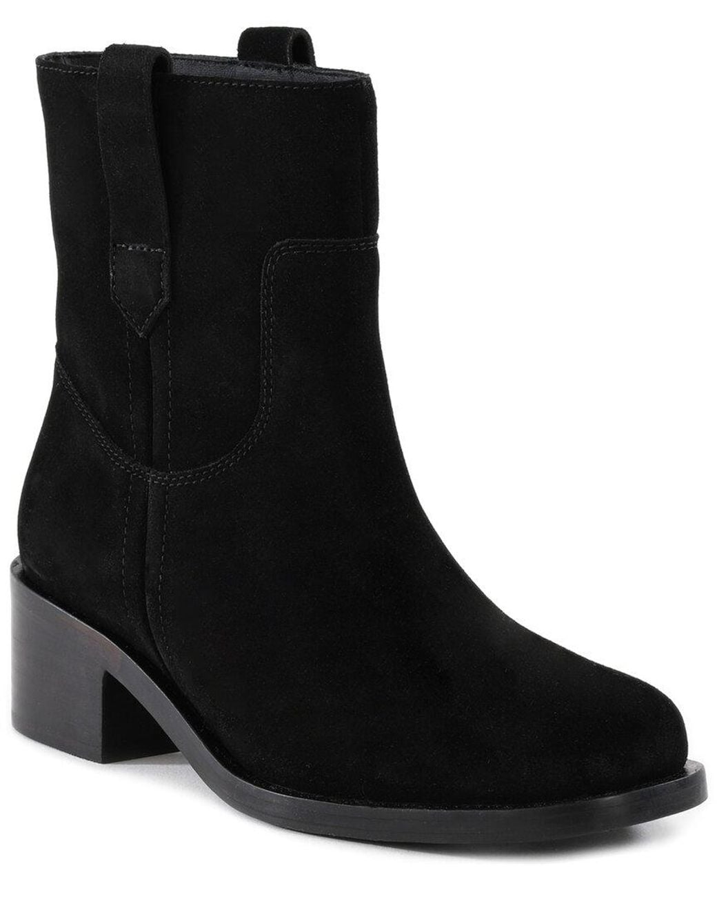 Seychelles Black Mid Suede Boot