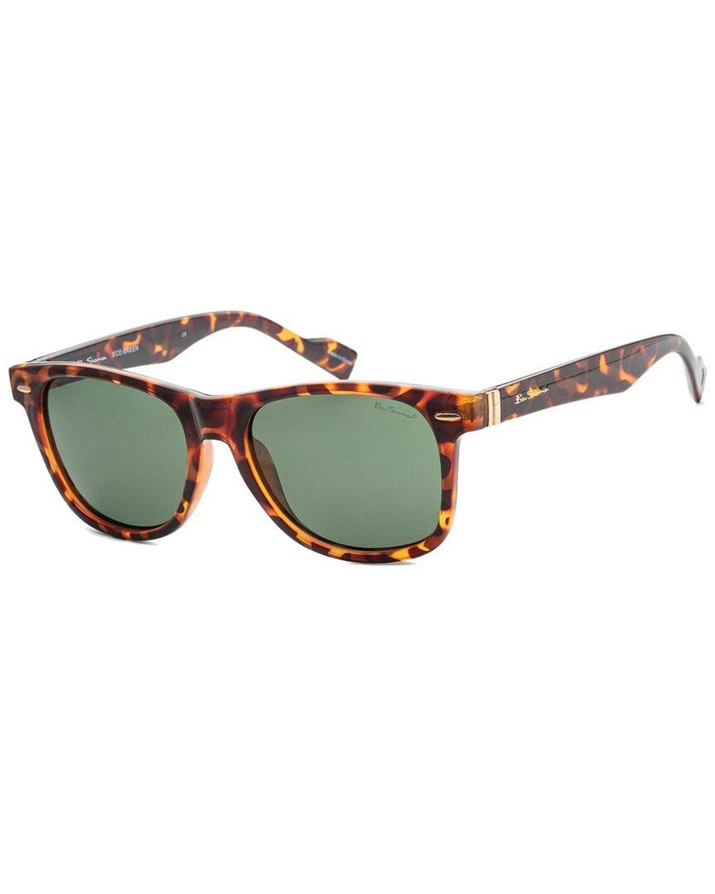 Ben Sherman Bsethanpm03 55mm Polarized Sunglasses in Green for Men | Lyst