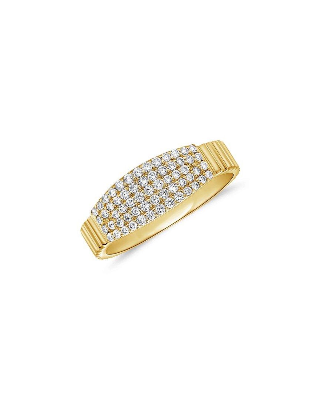 Sabrina Designs White 14K 0.40 Ct. Tw. Diamond Fluted Ring