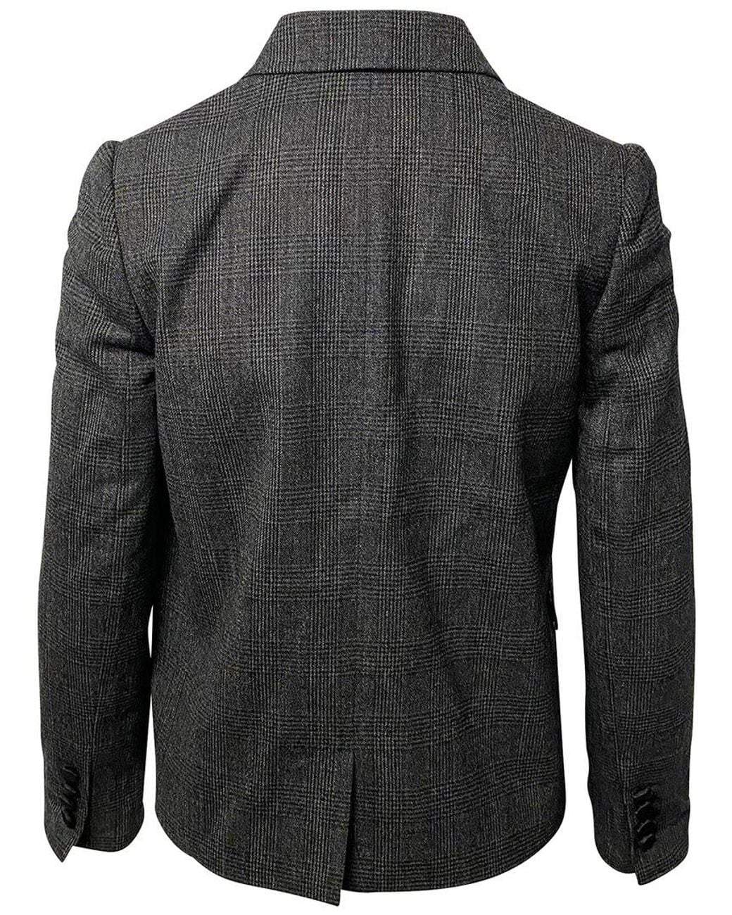 Dolce & Gabbana Gray Single Breasted Leopard Print Lining Blazer, Size It; 36 (authentic Pre-loved) for men