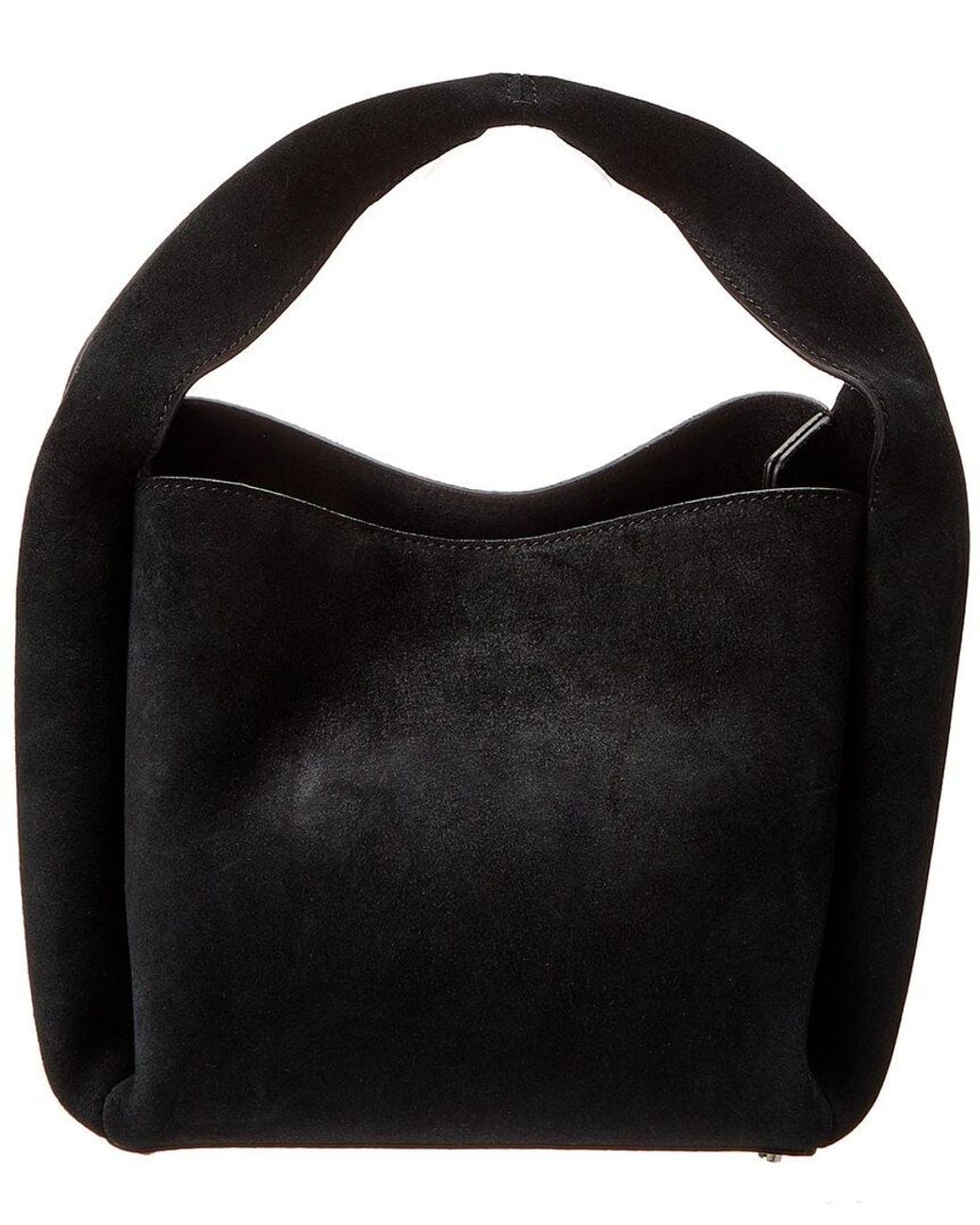 Totême  Black Suede Hobo Bag