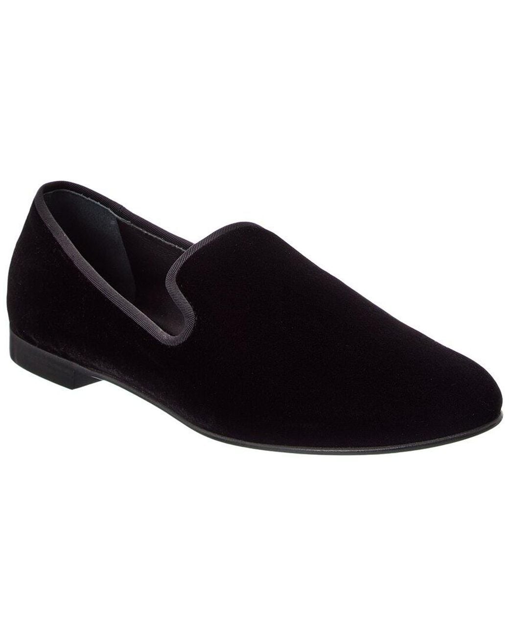 Giuseppe Zanotti Black Kevin Velour Loafer for men