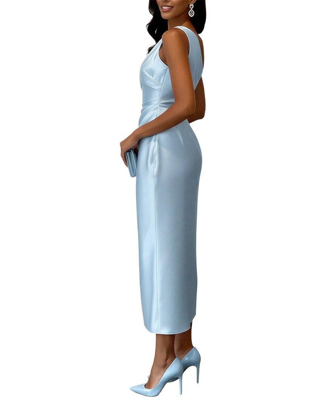 Esea Blue Midi Dress