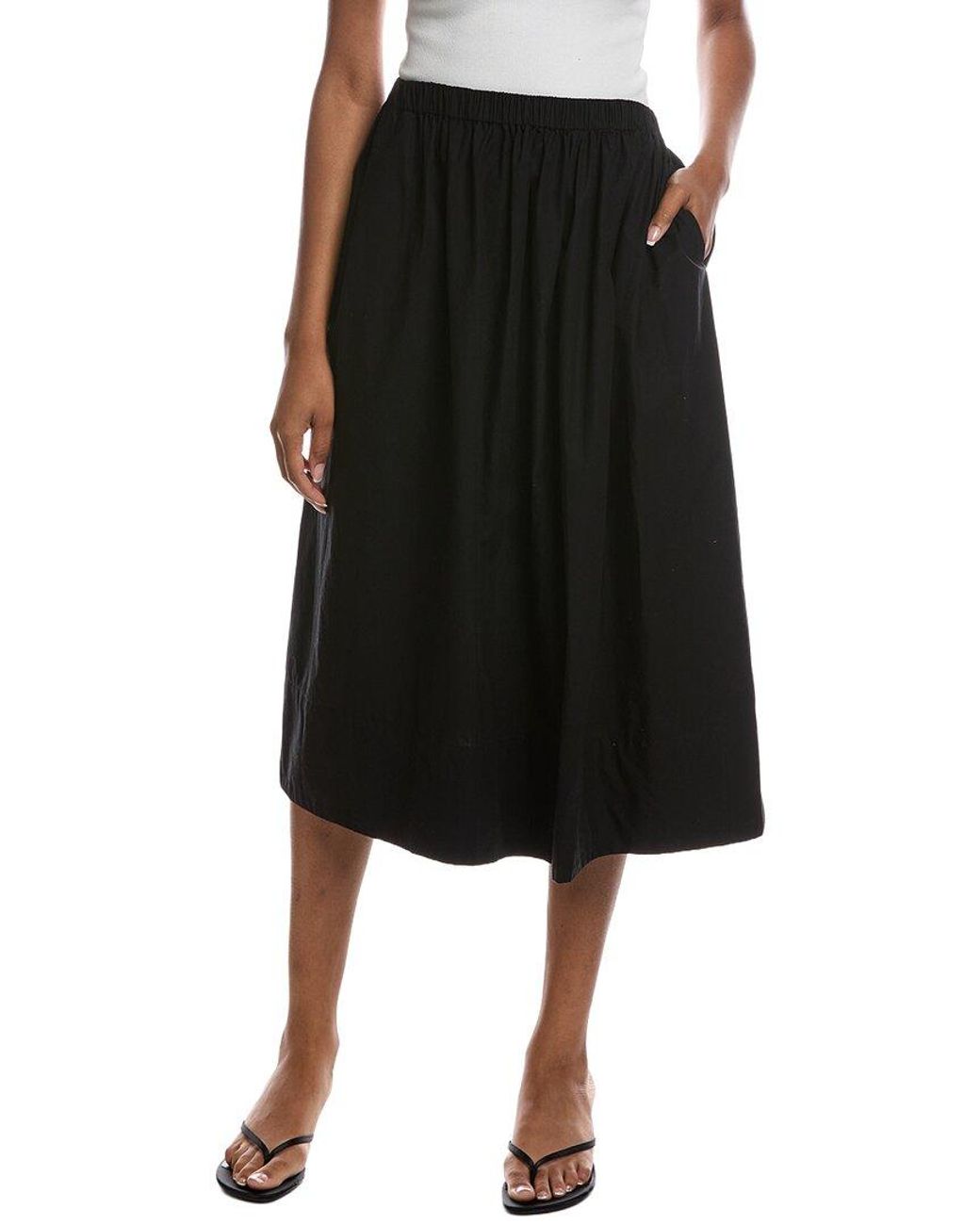 Michael Stars Black Meadow Midi Skirt