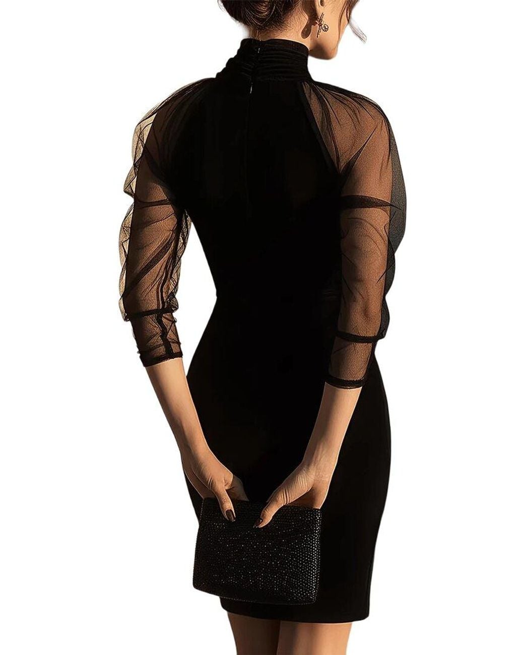 LOEY Black Sheath Dress