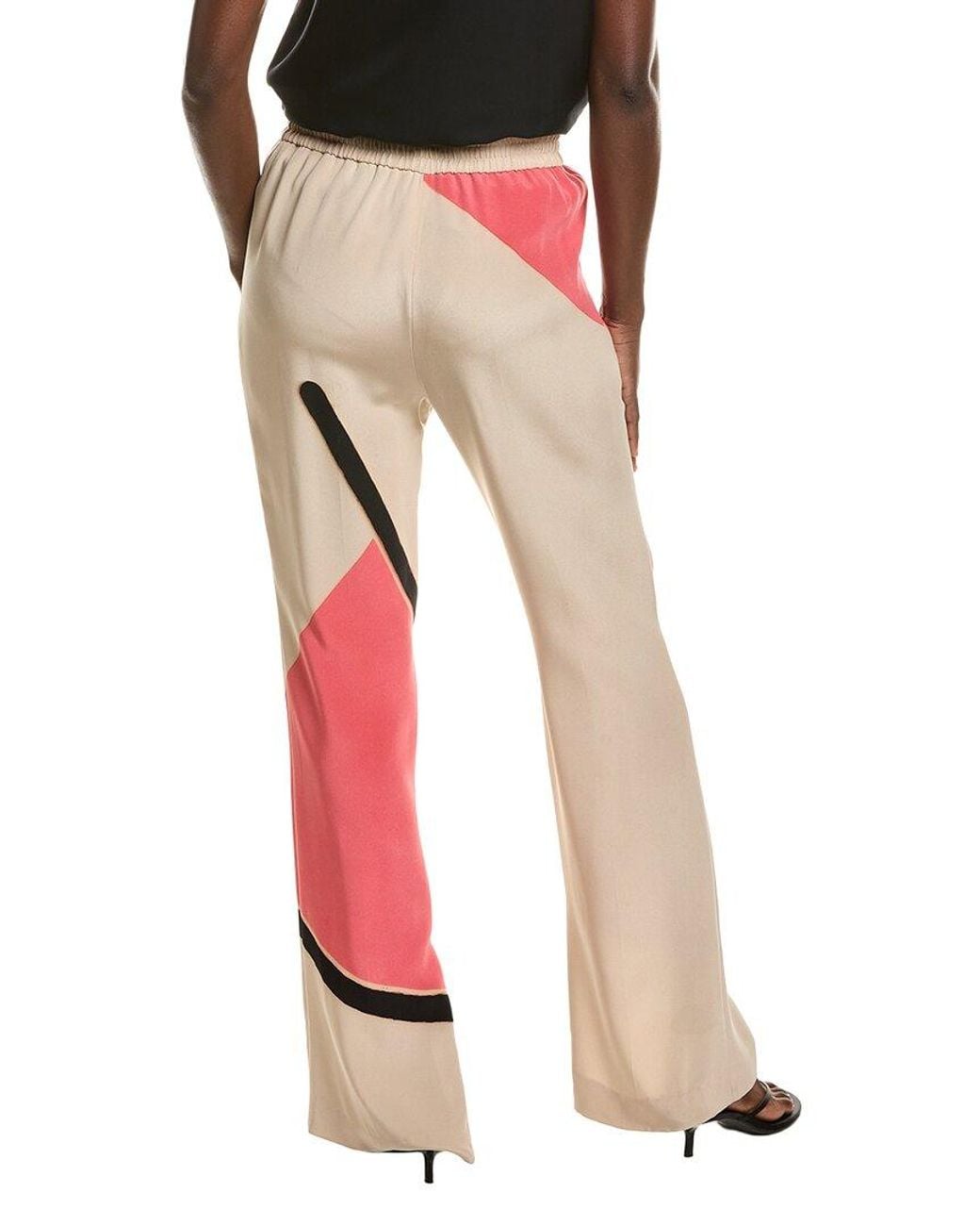 Akris Pink Carrel Silk Pant