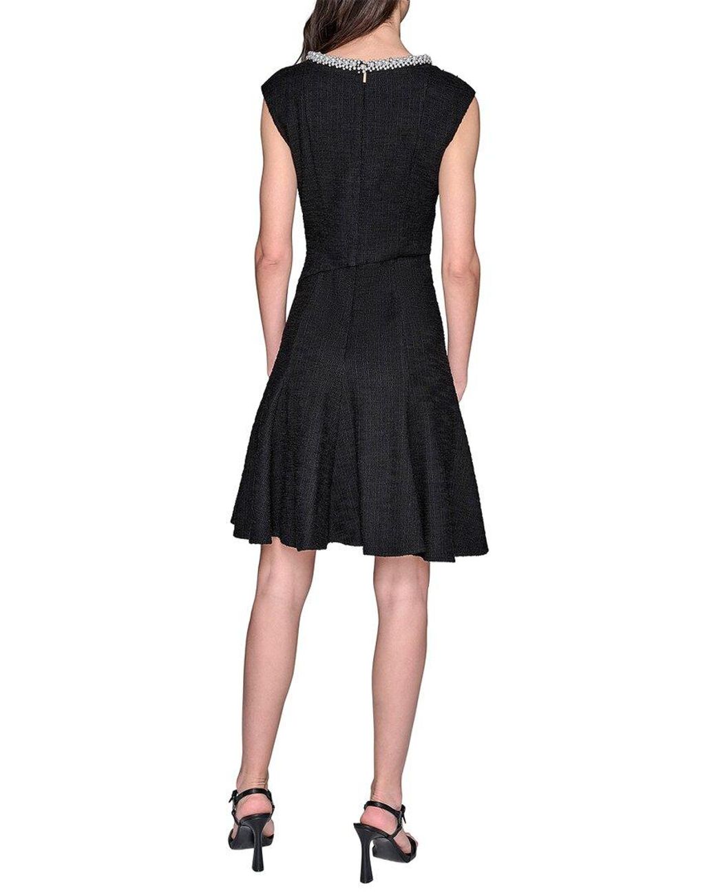 Karl Lagerfeld Black Stretch Dress