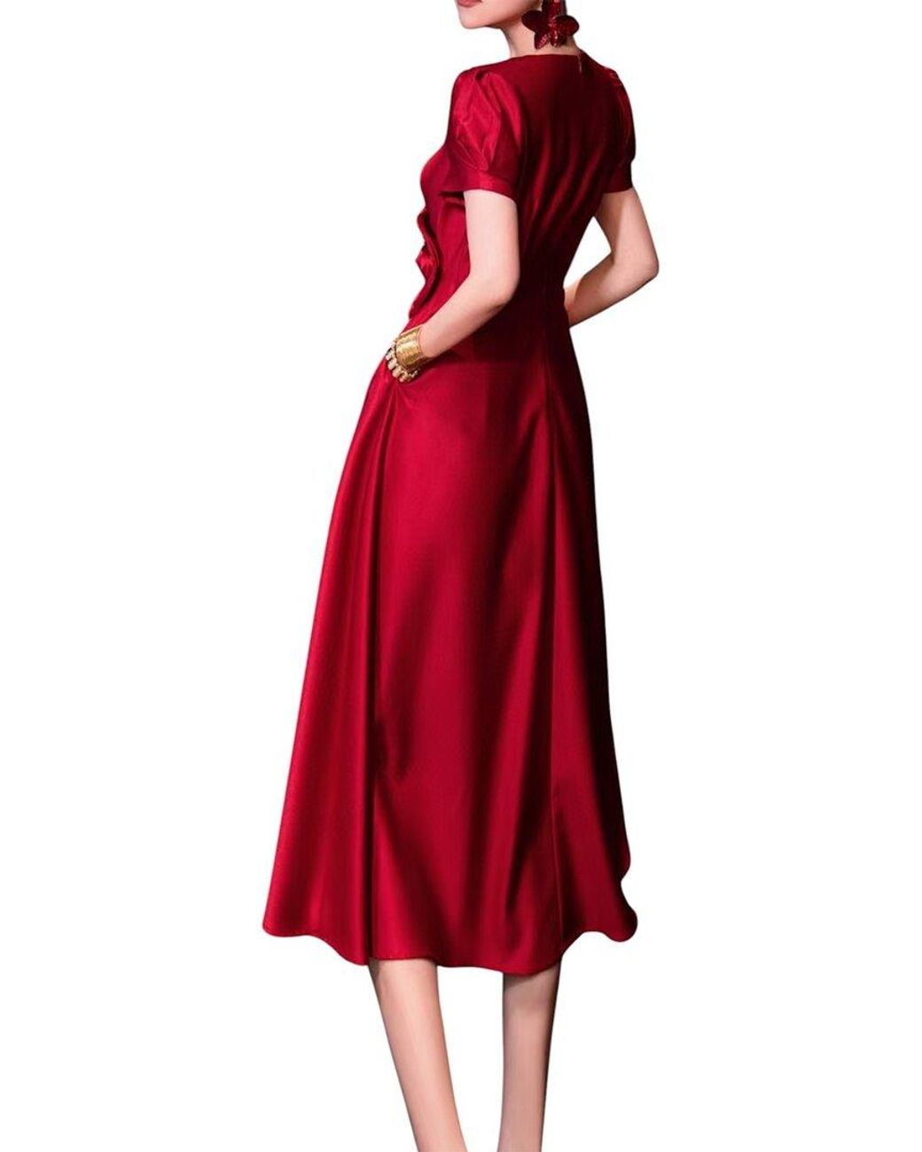 BRC By BURRYCO Red Midi Dress