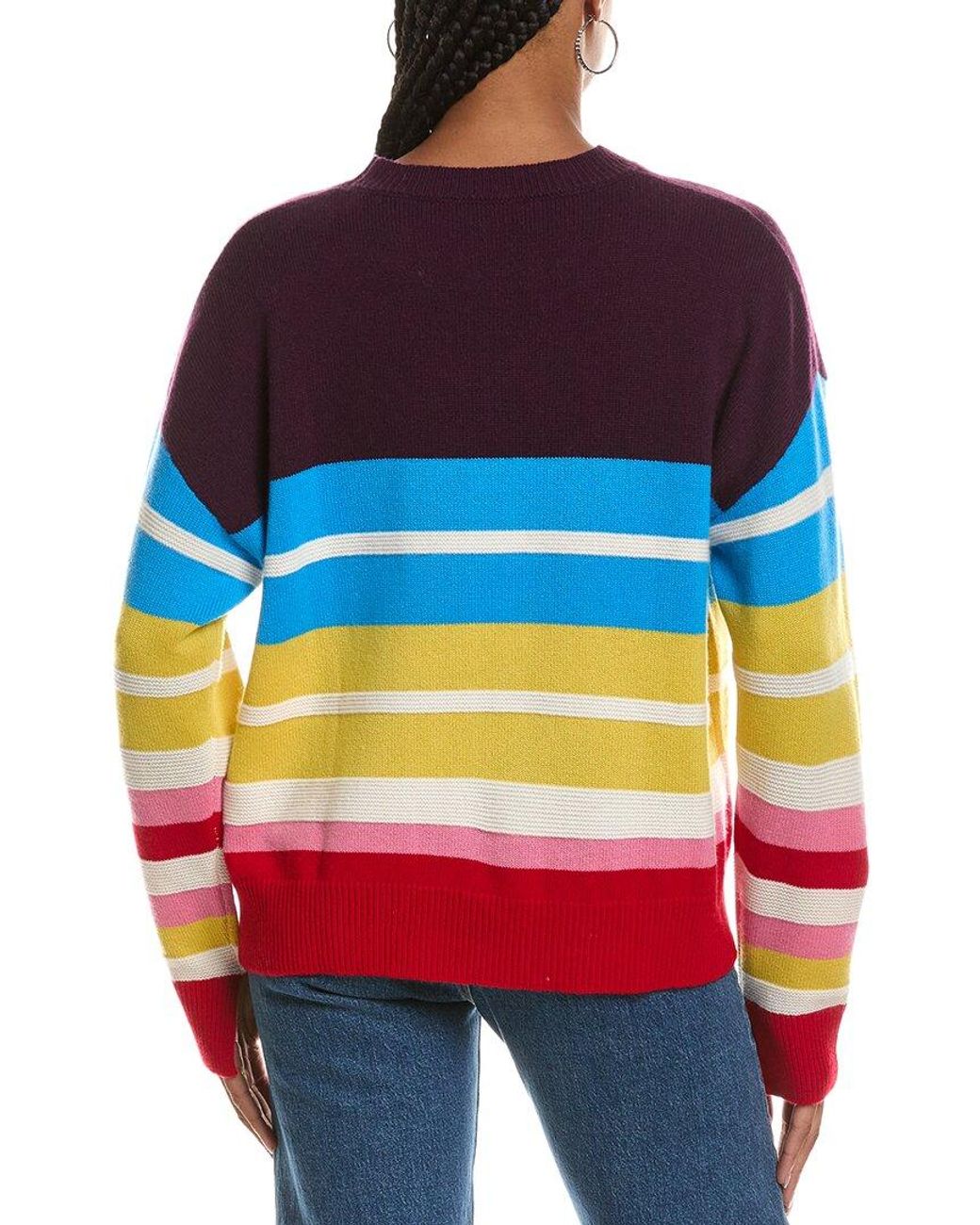 Diane von Furstenberg Blue Milan Wool & Cashmere-Blend Sweatshirt