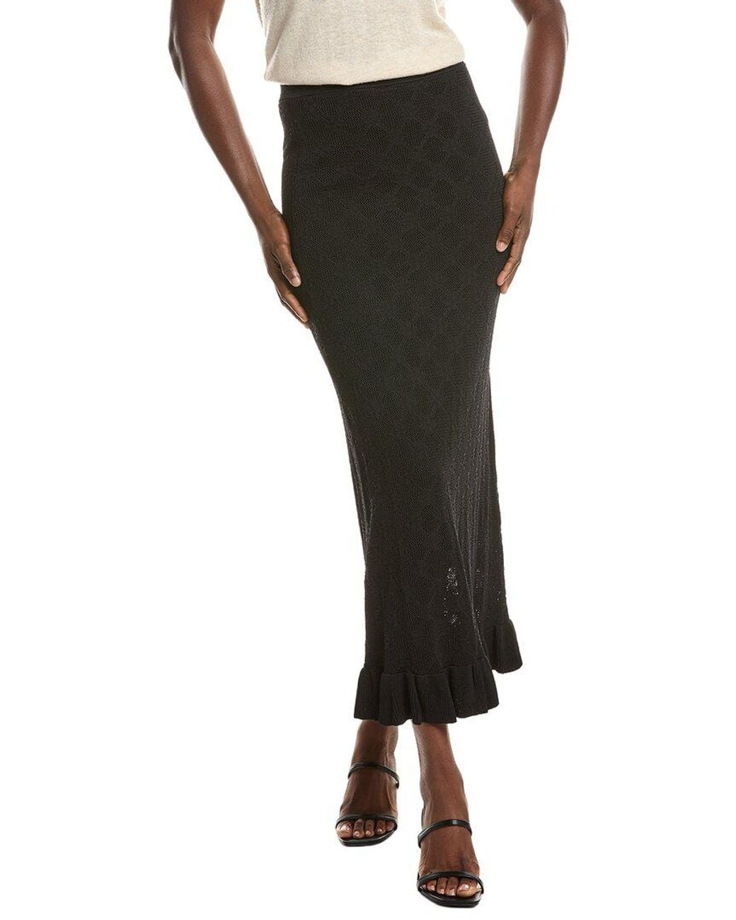 Z Supply Black Ramona Sweater Skirt