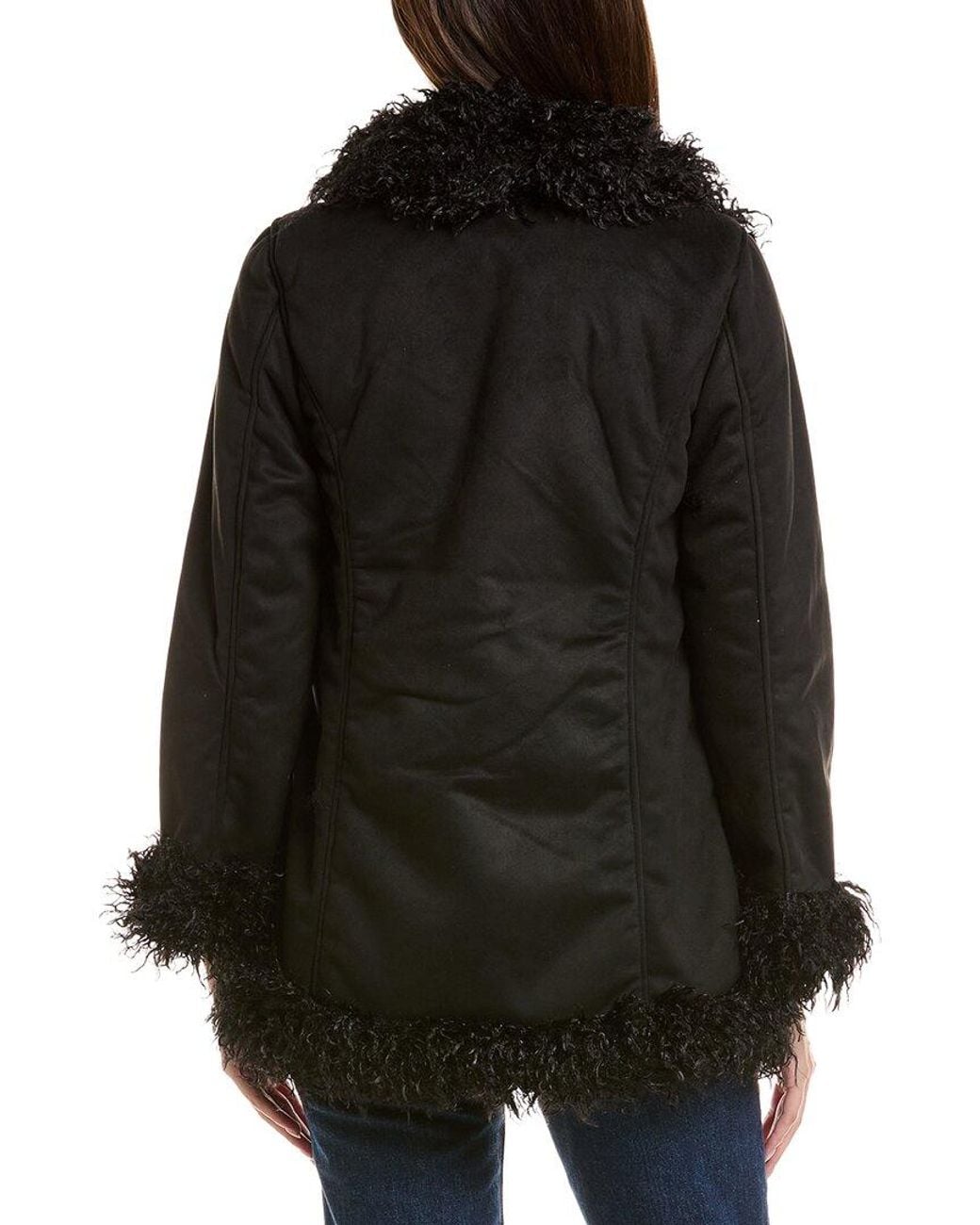 Scotch & Soda Black Mongolian Jacket