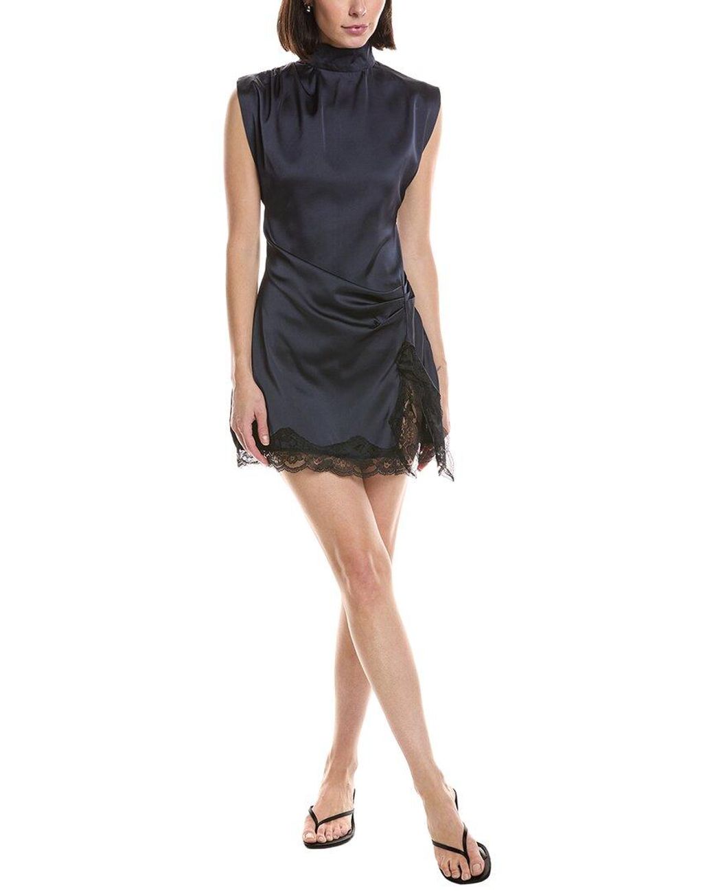 HL Affair Blue Sleeveless Mini Dress