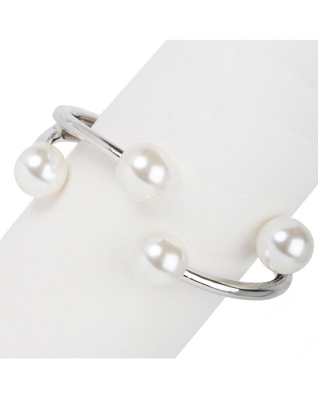 Saachi Multicolor Pearl Cuff Bracelet