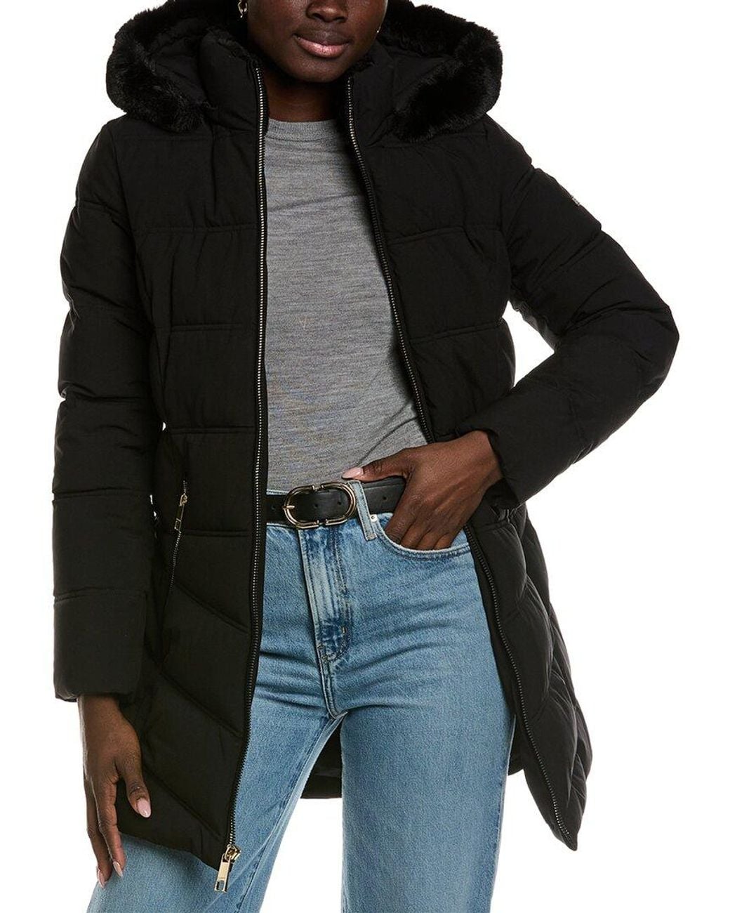 Laundry by Shelli Segal Black Soft Tech Jacket