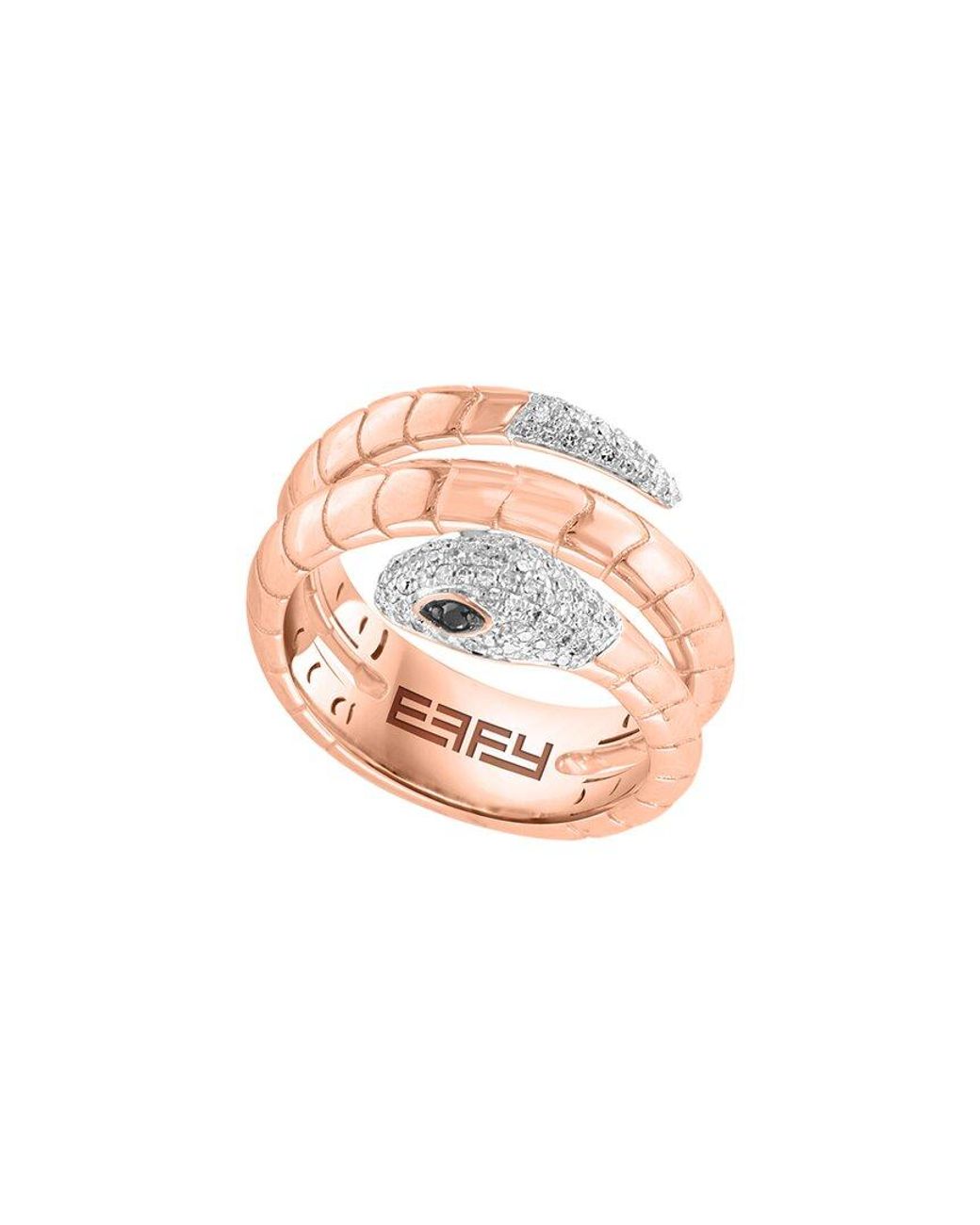 Effy Fine Jewelry White 14K 0.58 Ct. Tw. Diamond Ring