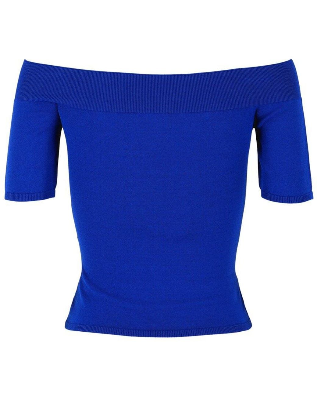 McQueen Blue Crop Top