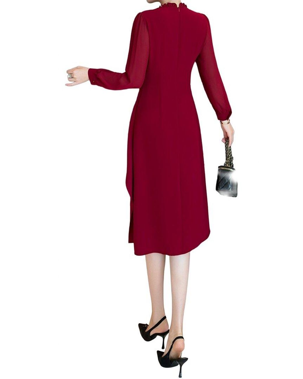 BRC By BURRYCO Red Midi Dress
