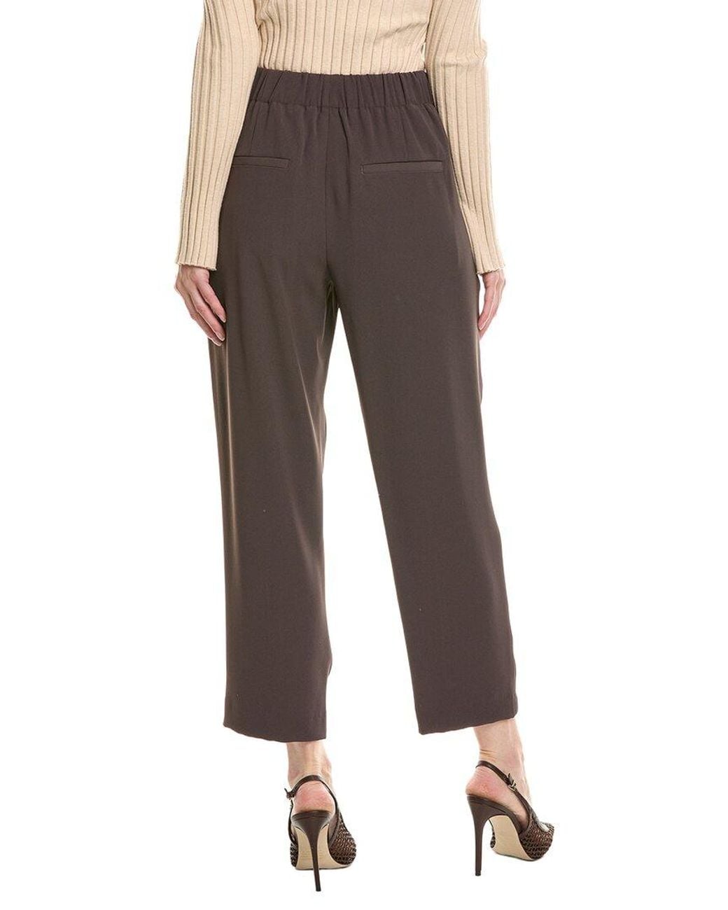 Vince Gray Mid Rise Tapered Pant