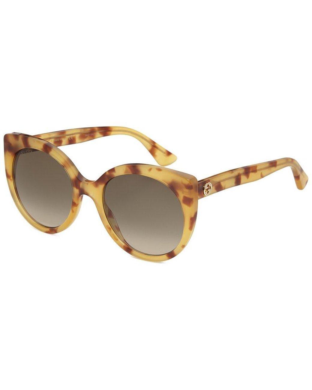 Gucci Natural GG0325S 55mm Sunglasses
