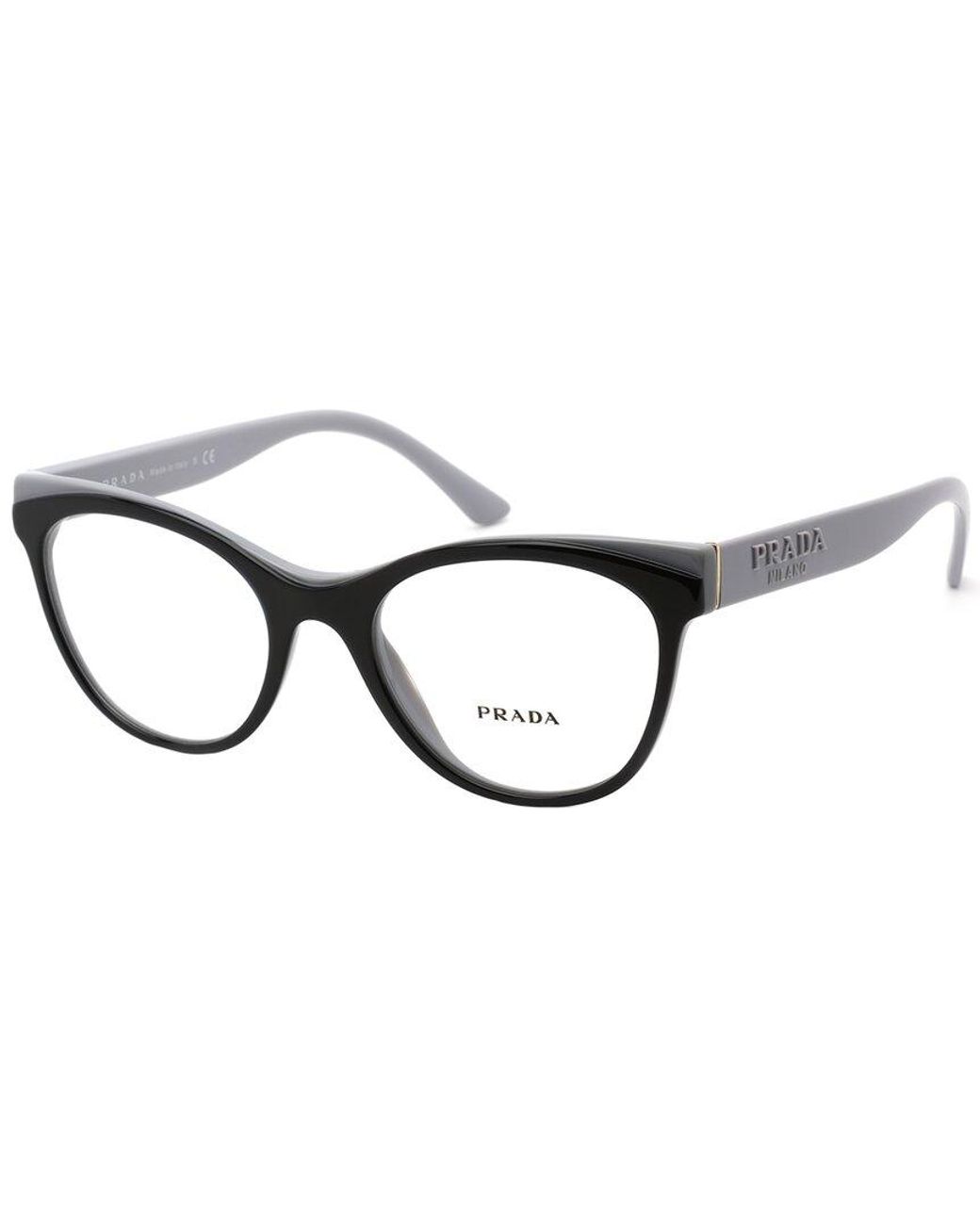 Prada Pr05wv 51mm Optical Frames in Brown Lyst