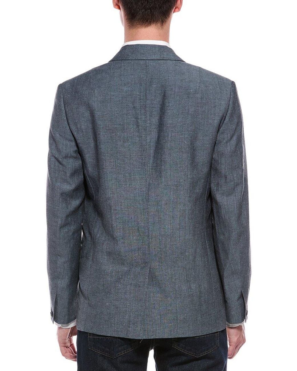 Rag & Bone Blue Butler Donegal Wool & Linen-Blend Blazer for men