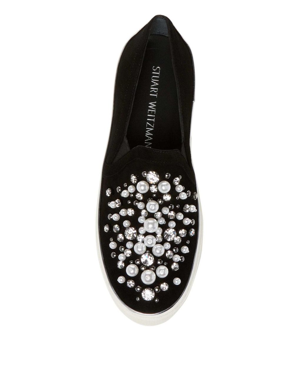 Stuart weitzman slip on sneakers deals