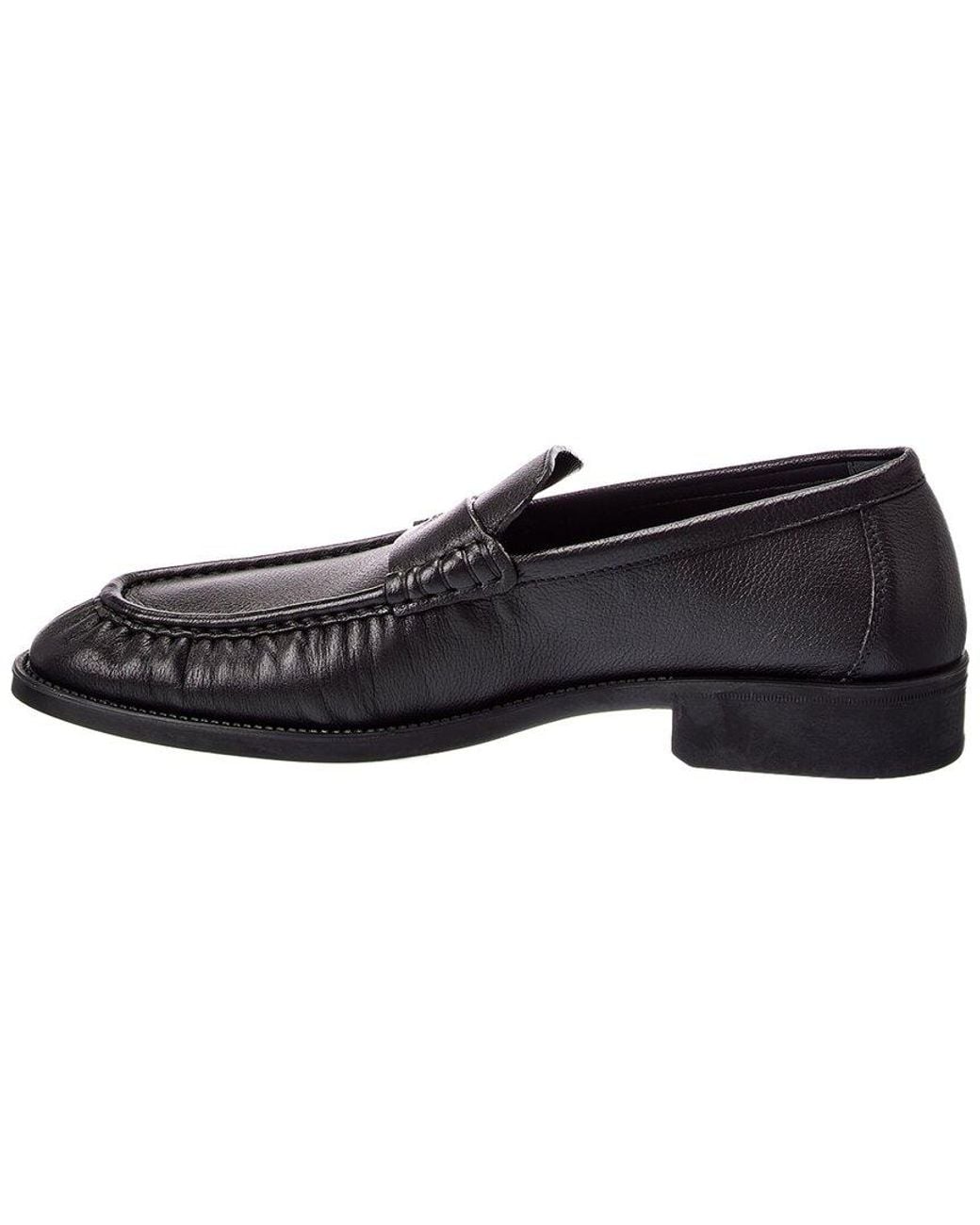 Giuseppe Zanotti Black Sorrento 15 Leather Loafer for men