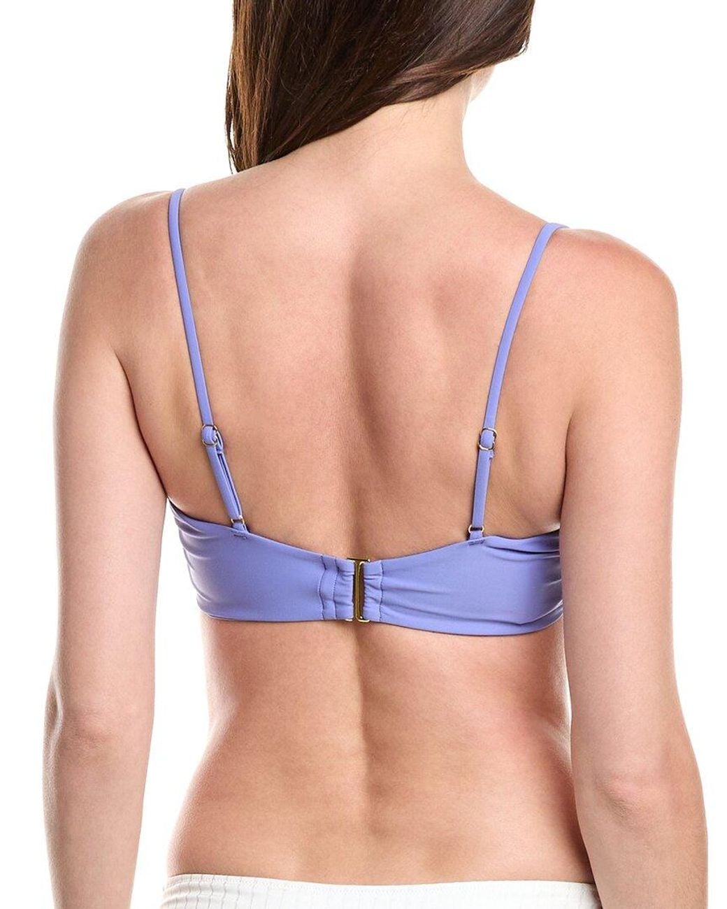 Ramy Brook Blue Bora Bikini Top