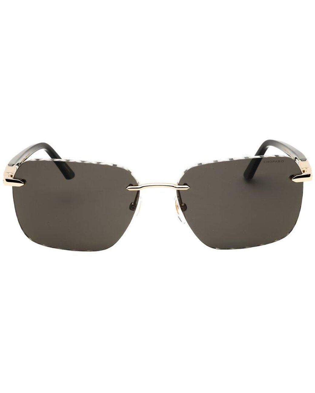 Chopard Black 61Mm Polarized Sunglasses for men
