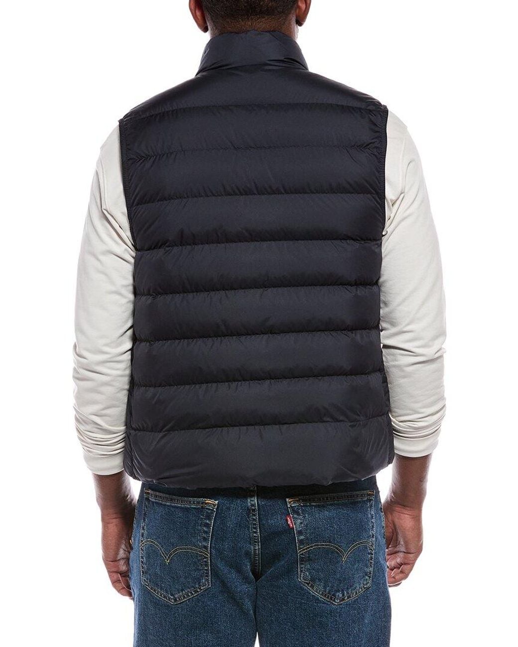 Moncler Blue Down Puffer Vest for men