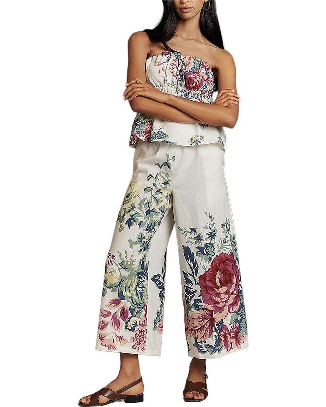 Ariele Tesoro White 2Pc Top & Pant Set
