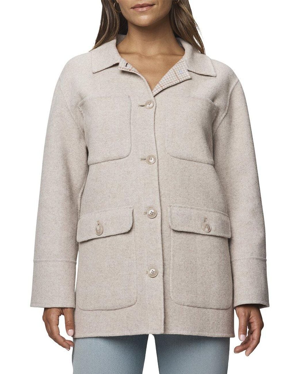 Splendid Gray Beth Wool-blend Jacket