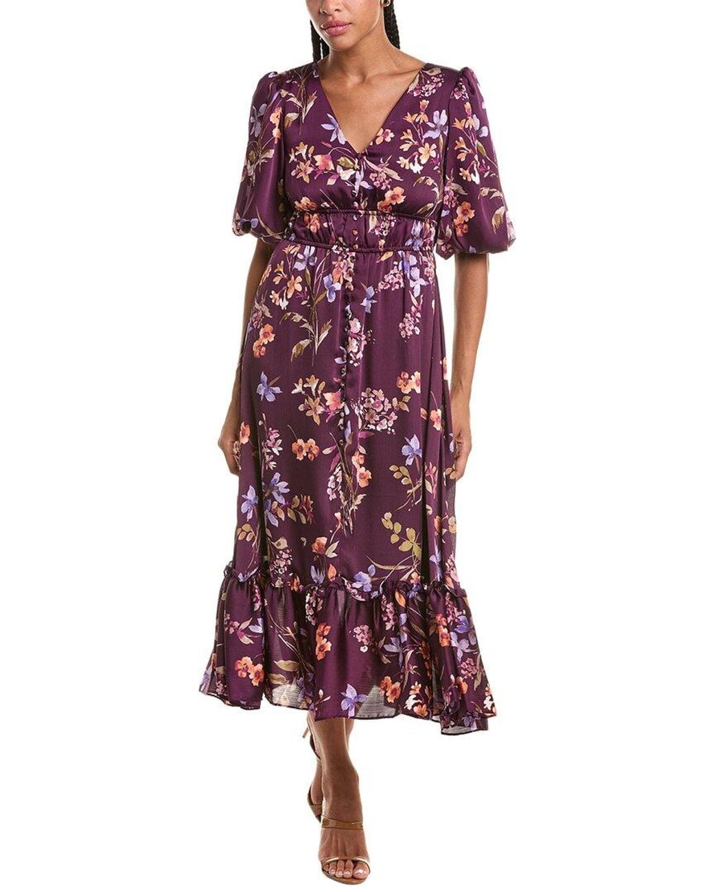 Kensie Red Midi Dress