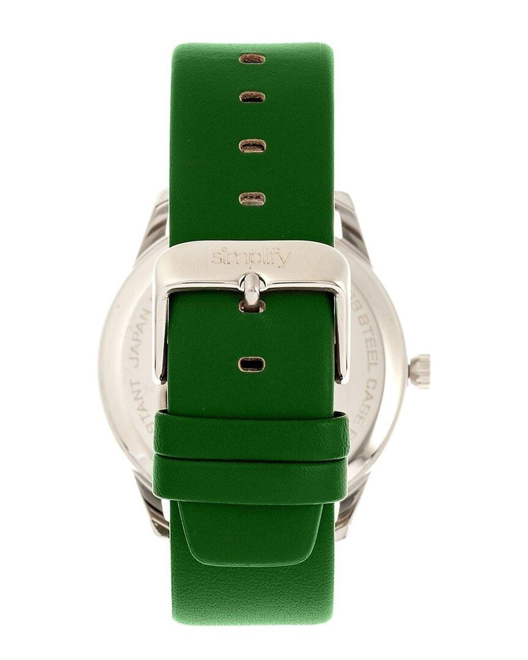 Simplify Green The 6300 Watch