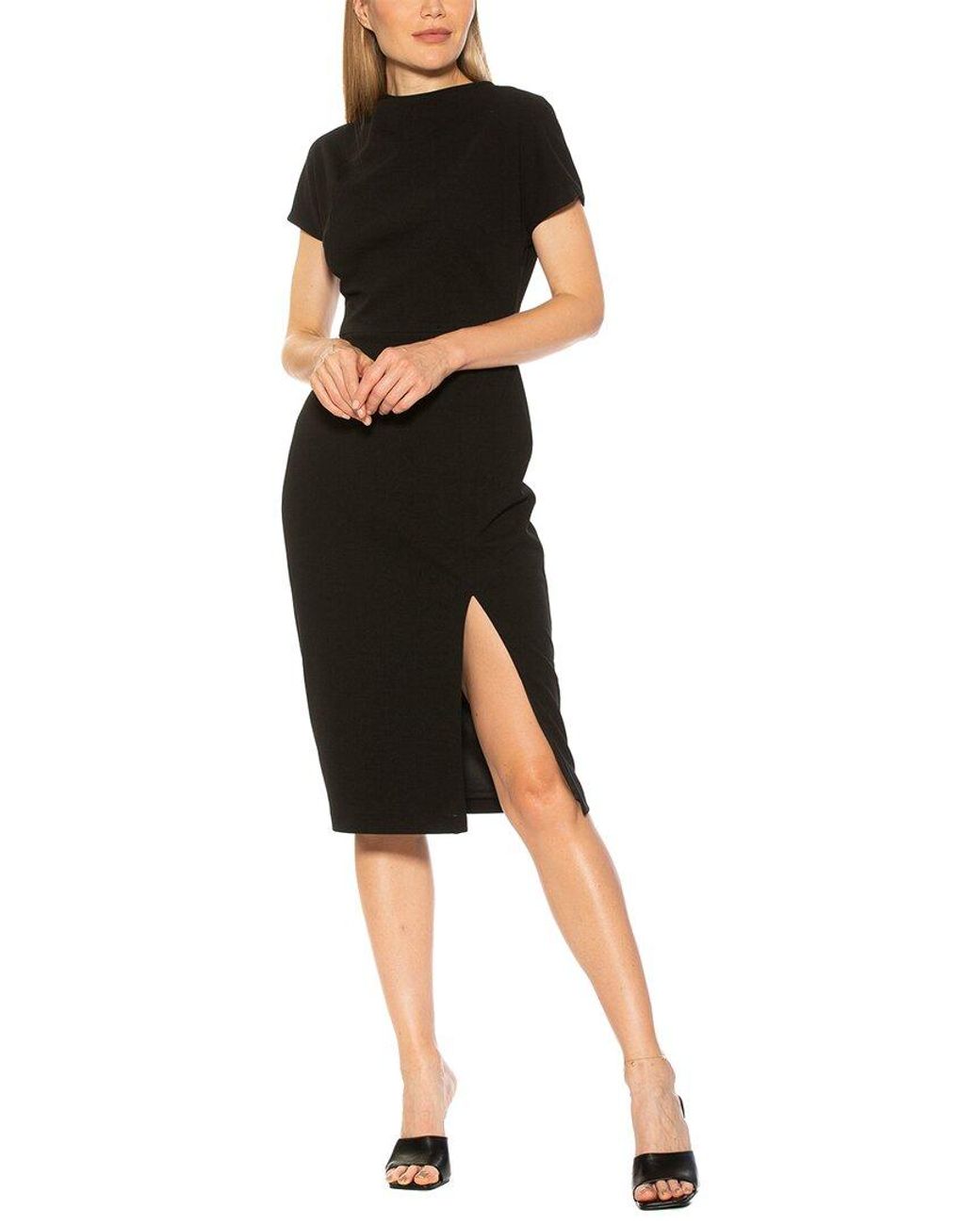 Alexia Admor Black Illy Sheath Dress