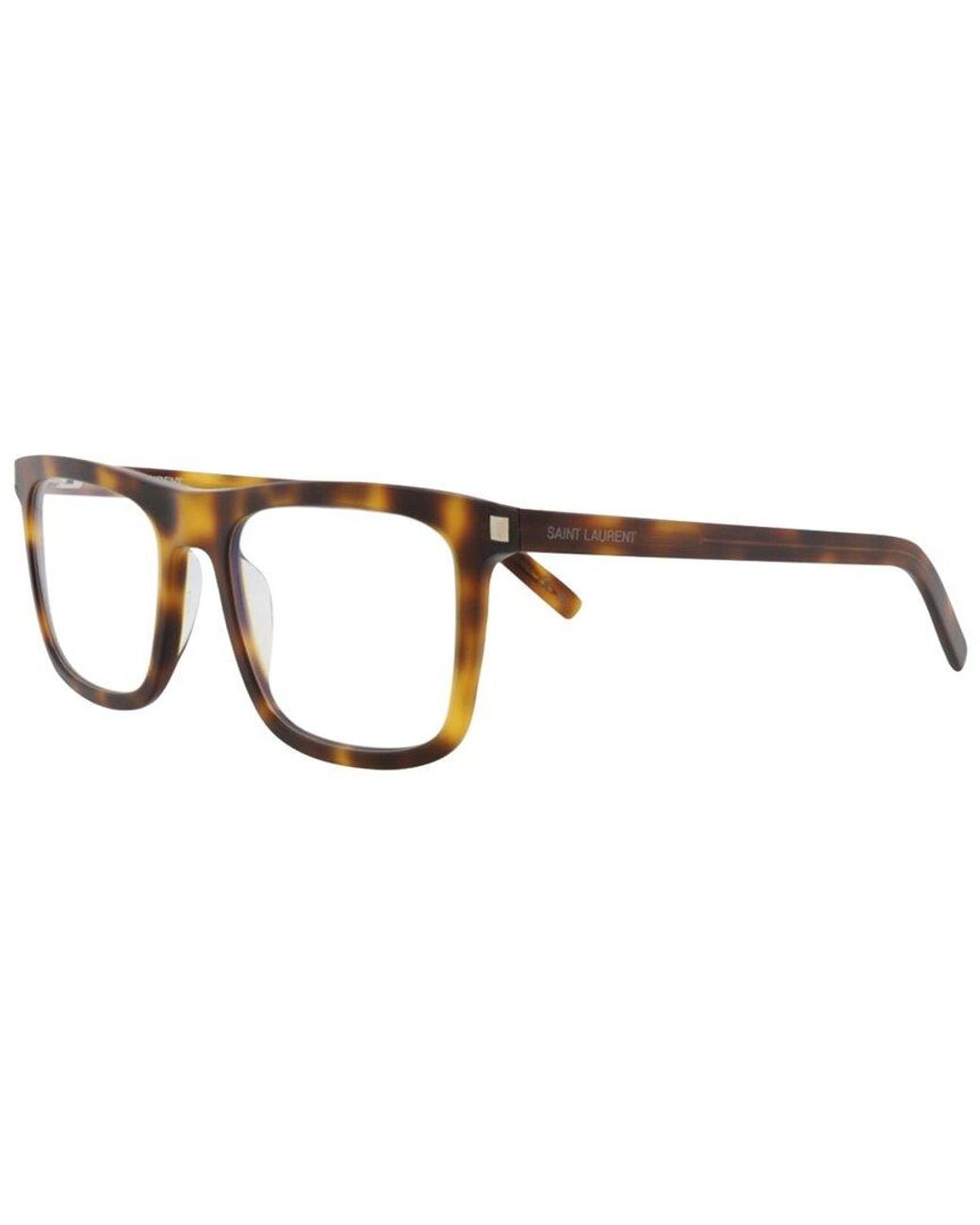 Saint Laurent Brown 54Mm Optical Frames for men