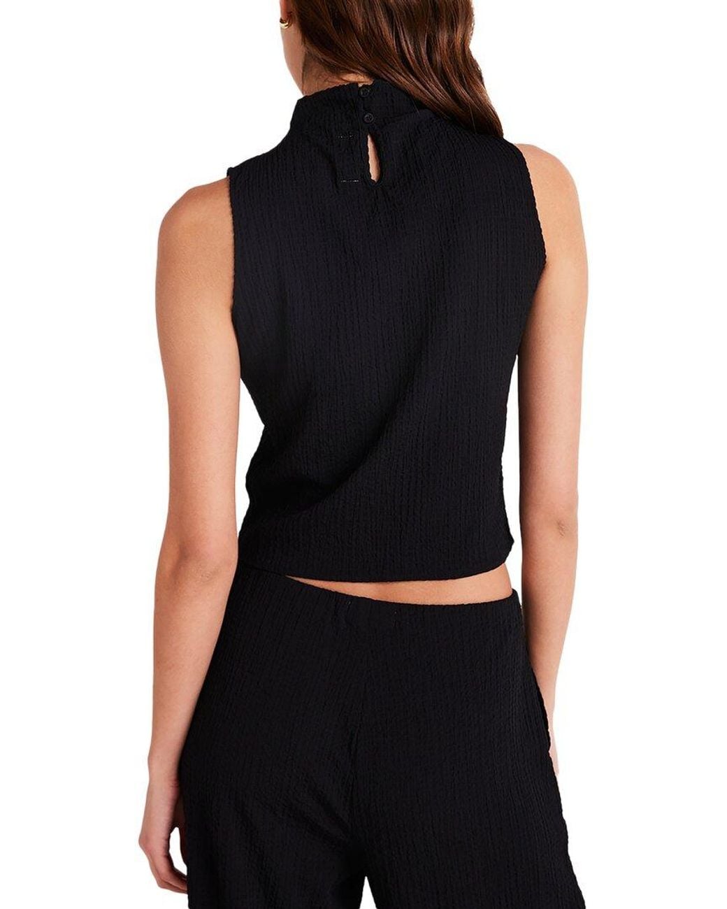 Bella Dahl Black Mock Neck Top
