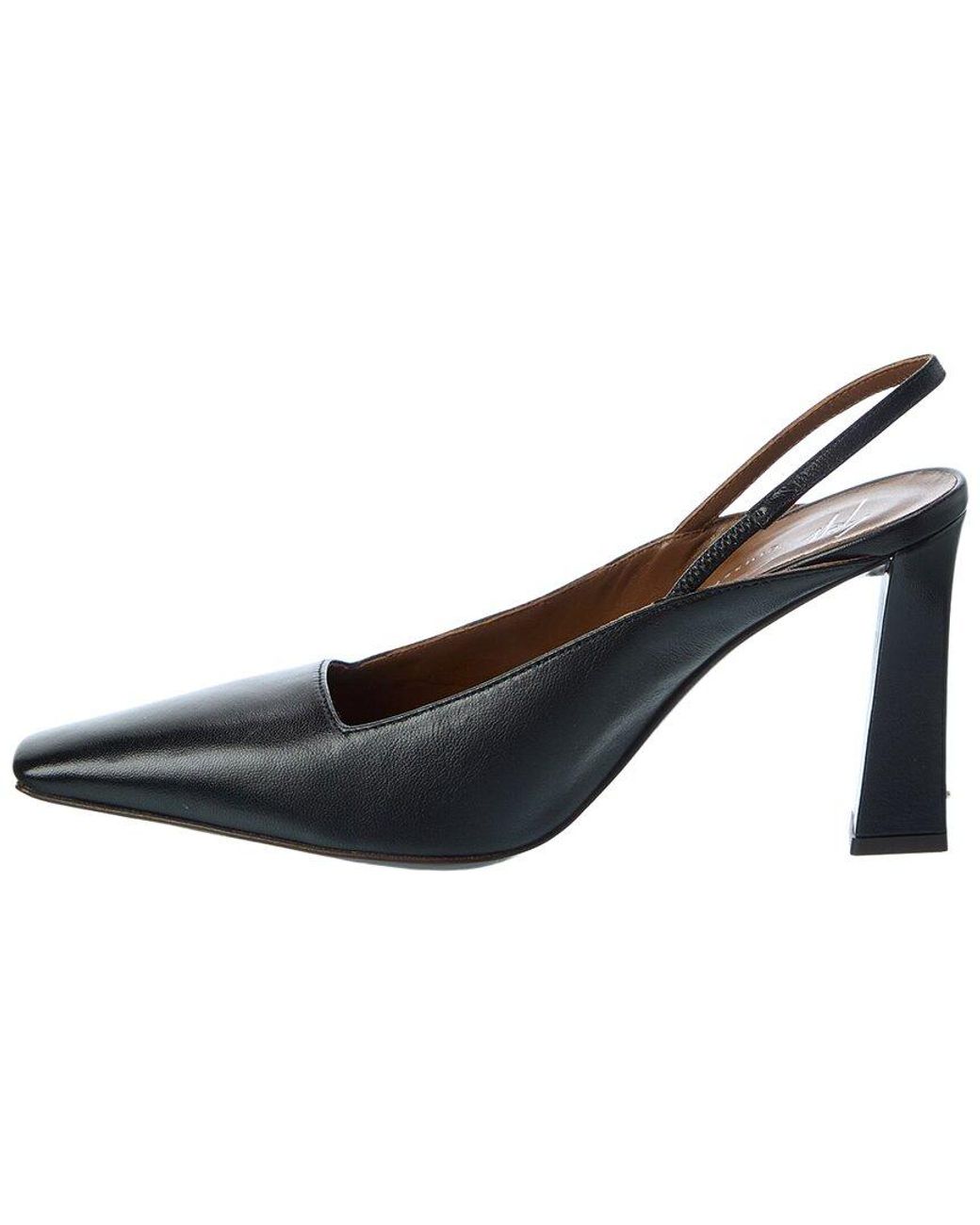 Giuseppe Zanotti Brown Brenda 90 Leather Slingback Pump