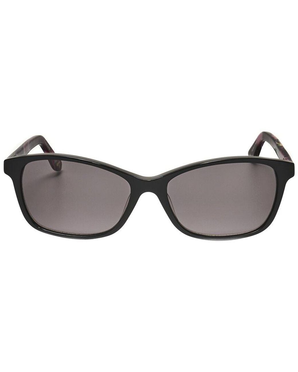 Christian Lacroix Brown Rectangular Frame Gradient Sunglasses